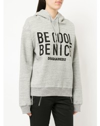 Dsquared2 Be Cool Be Nice Print Hoodie