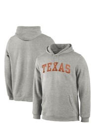 FANATICS Branded Gray Texas Longhorns Basic Arch Pullover Hoodie