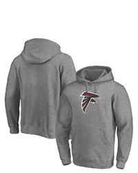 FANATICS Branded Heathered Gray Atlanta Falcons Big Tall Primary Logo Pullover Hoodie