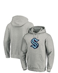 FANATICS Branded Heathered Gray Seattle Kraken Big Tall Primary Logo Pullover Hoodie In Heather Gray At Nordstrom