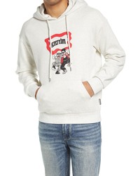 Icecream Bros Logo Graphic Hoodie In Light Heather Grey At Nordstrom