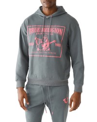 True Religion Brand Jeans Buddha Pullover Hoodie In Balsam Green At Nordstrom