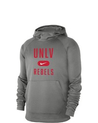 Nike Charcoal Unlv Rebels Spotlight Raglan Pullover Hoodie At Nordstrom