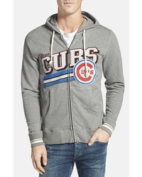 Mitchell & Ness Chicago Cubs No Grind Tailored Fit Full Zip Hoodie
