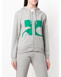 Courreges Courrges Logo Zipped Hoodie