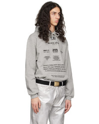VTMNTS Gray Movie Barcode Definition Hoodie