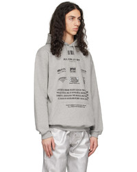 VTMNTS Gray Movie Barcode Definition Hoodie