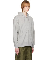 Comme des Garcons Homme Gray Printed Hoodie