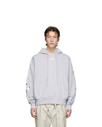 Off-White Grey Airport Tape Hoodie