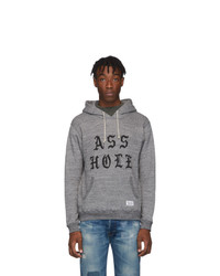 Wacko Maria Grey Ass Hole Hoodie