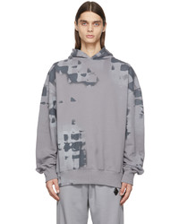 A-Cold-Wall* Grey Brush Stroke Hoodie