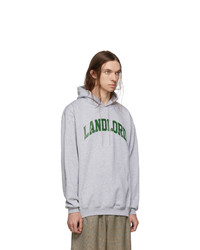 Landlord Grey Champion Reverse Weave Edition Logo University Hoodie