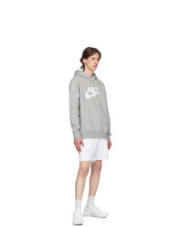 Nike Grey Club Logo Hoodie