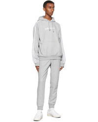 adidas Originals Grey Comfort 3 Stripes Hoodie