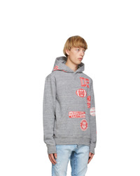 DSQUARED2 Grey Cool Fit Hoodie