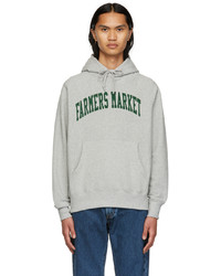 The Farmers Market Global Grey Cotton Hoodie