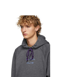 Acne Studios Grey Fenton Video Print Hoodie