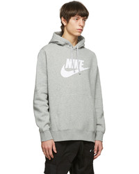 Nike Grey Fleece Sportswear Club Hoodie