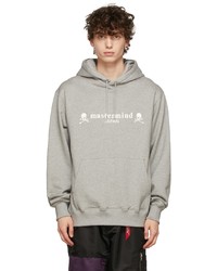 Mastermind Japan Grey Logo Skull Hoodie