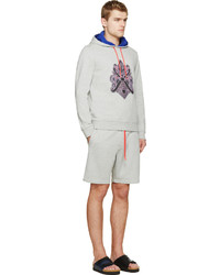 Marc by Marc Jacobs Grey Mad Mask Hoodie