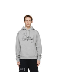 Helmut Lang Grey Saintwoods Edition Taxi Hoodie