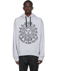 VERSACE JEANS COUTURE Grey Sunflower Garland Hoodie