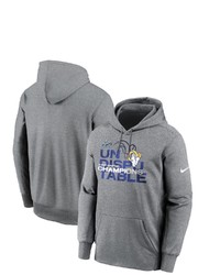 Nike Heathered Charcoal Los Angeles Rams Super Bowl Lvi Champions Slogan Pullover Hoodie In Heather Charcoal At Nordstrom