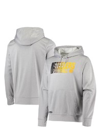New Era Heathered Gray Pittsburgh Ers Combine Authentic Game On Pullover Hoodie In Heather Gray At Nordstrom