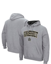 Colosseum Heathered Gray Vanderbilt Commodores Arch And Logo Pullover Hoodie