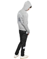 Kenzo Embroidered Cotton Hooded Sweatshirt