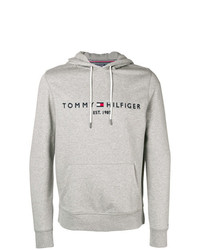 Tommy Hilfiger Logo Embroidered Hoodie
