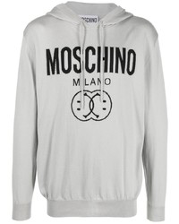 Moschino Logo Print Pullover Hoodie