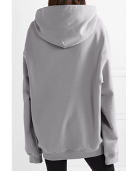 We11done Oversized Printed Cotton Jersey Hoodie