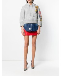 Dsquared2 Patchwork Hooded Sweatshirt