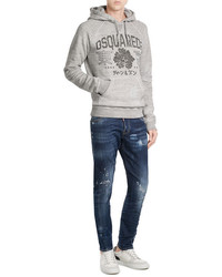 DSQUARED2 Printed Cotton Hoody