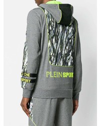 Plein Sport Printed Zipped Hoodie