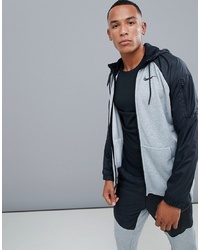 Nike Training Utility Full Zip Hoodie In Grey Ah6244 063