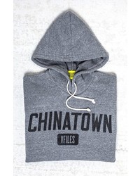 VFILES City Chinatown Hoodie Grey Black Large