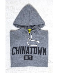 VFILES City Chinatown Hoodie Grey Black X Large