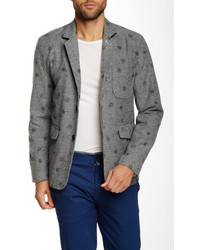 Grey Print Jacket
