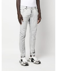 DSQUARED2 Logo Print Tapered Jeans