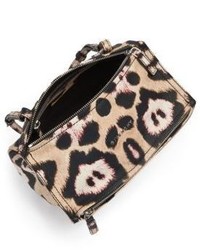 Givenchy Pandora Small Jaguar Print Leather Shoulder Bag