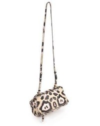 Givenchy Pandora Small Jaguar Print Leather Shoulder Bag