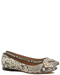 Tory burch snake outlet print flats