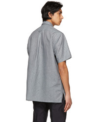 Brioni Grey Regular Short Sleeve Shirt