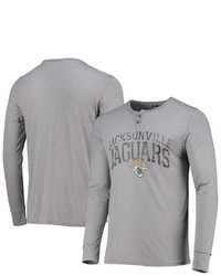CONCEPTS SPORT Gray Jacksonville Jaguars Takeaway Henley Long Sleeve Sleep T Shirt At Nordstrom