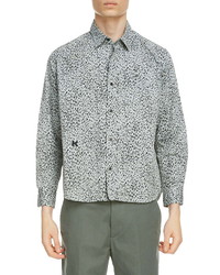 Kenzo Cheetah Print Button Up Shirt