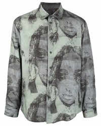 Misbhv Face Print Longsleeved Shirt