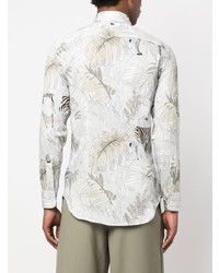 Etro Foliage Print Cotton Shirt