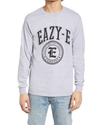 Merch Traffic Eazy E Long Sleeve Graphic Tee In Heather Grey At Nordstrom